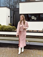 Sisters Point Sisters point Annenel long satin skirt light pink