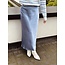 Sisters Point Sisters point Annenel long satin skirt light blue
