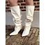 Arieke leather look high heels beige