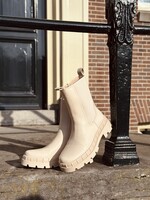 Naomi boots leather look beige