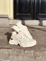 Novianne sneaker beige/gold