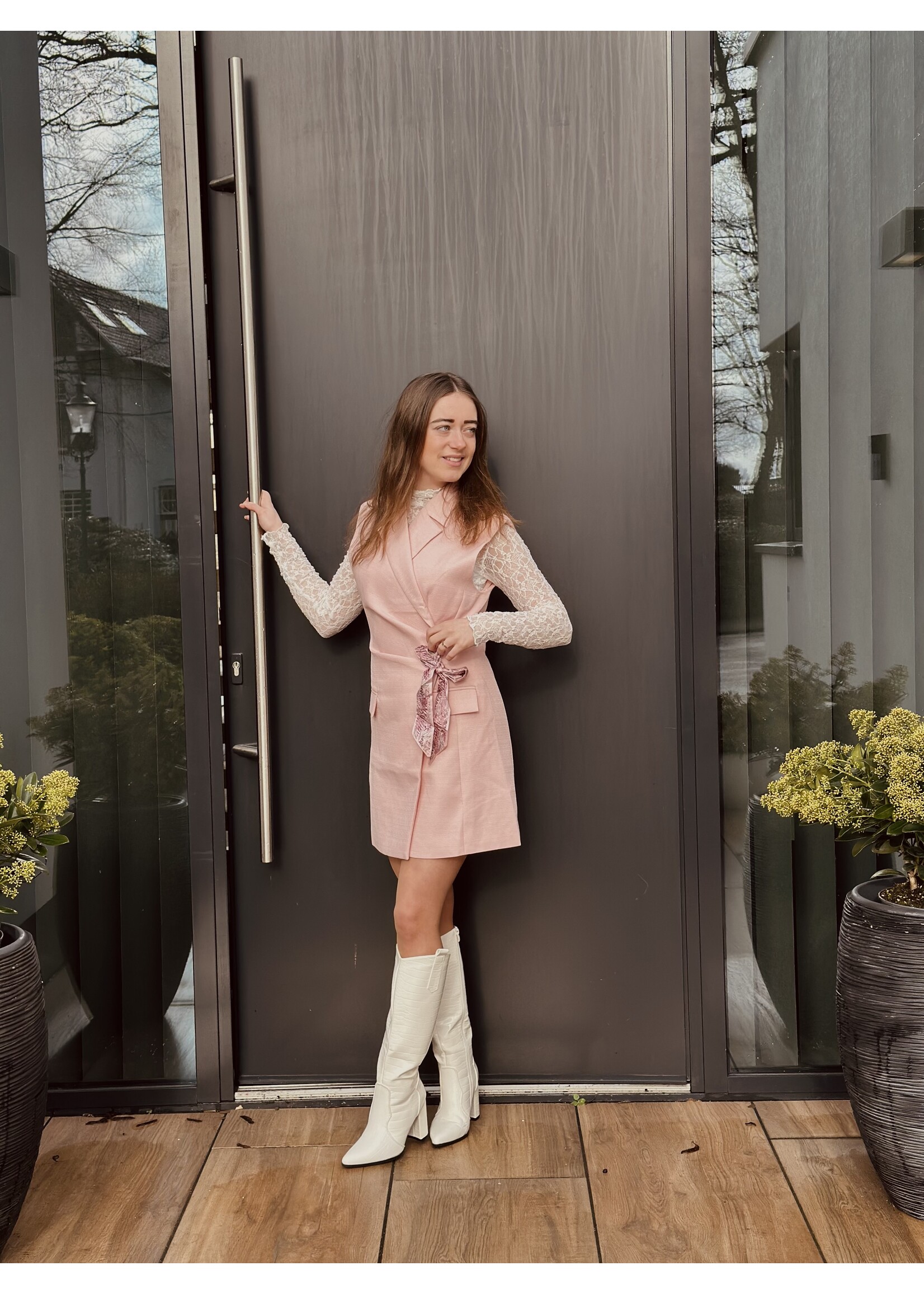 Florenca blazer dress pink