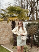 Gijsje skirt green print