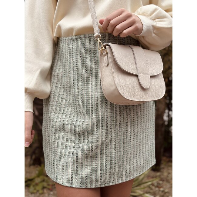 Gijsje skirt green print