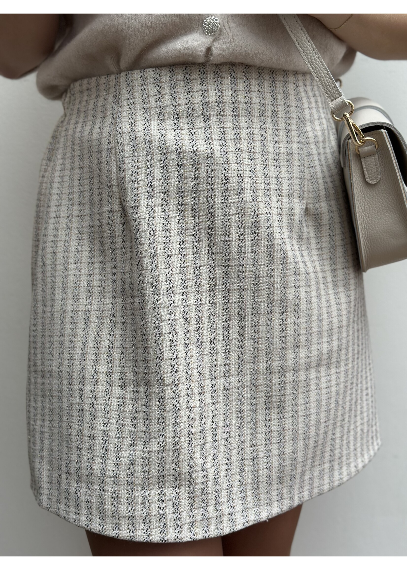 Gijsje skirt offwhite print