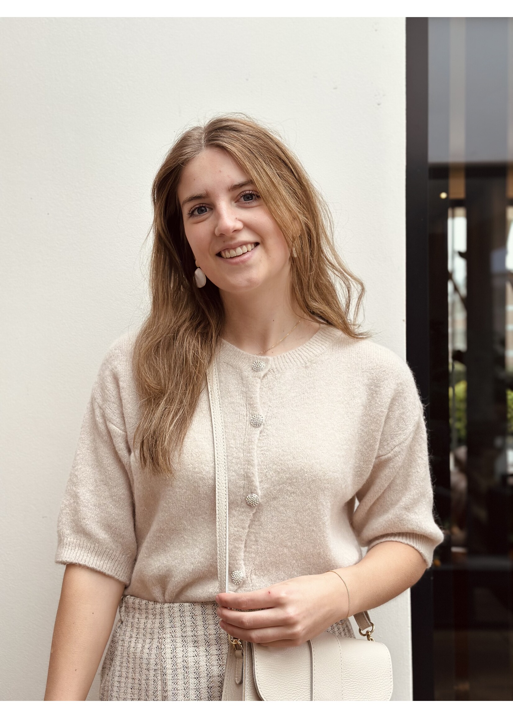 Elane cardigan beige One Size