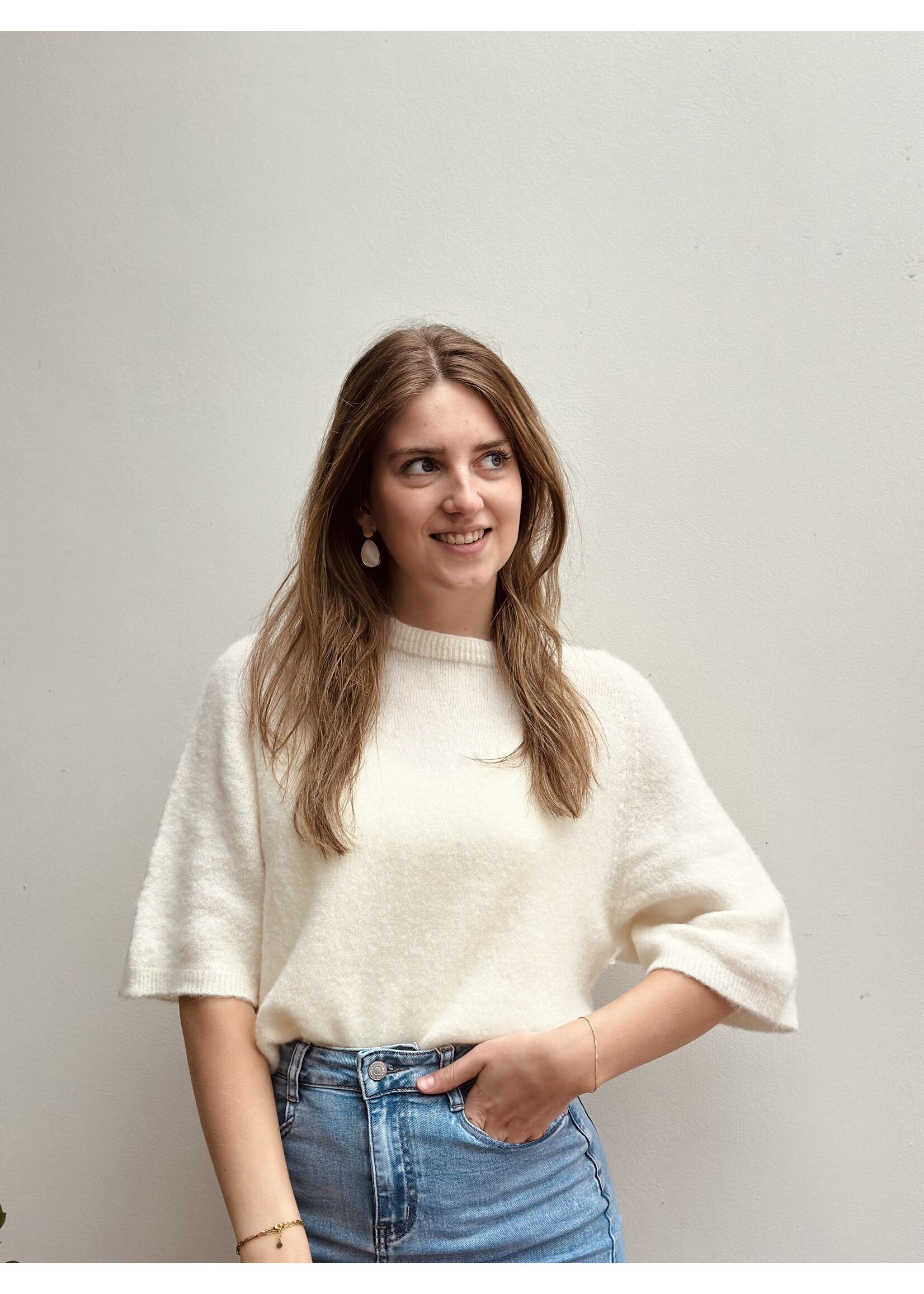 Sanna top offwhite One Size