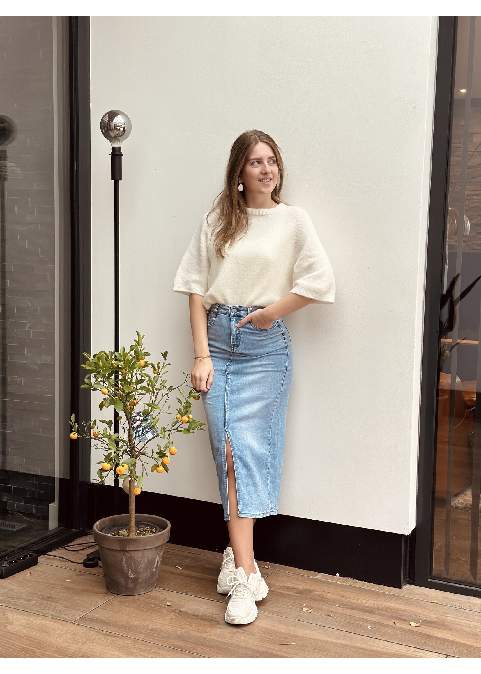 Sanna top offwhite One Size