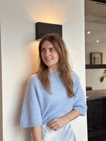 Sanna top light blue One Size