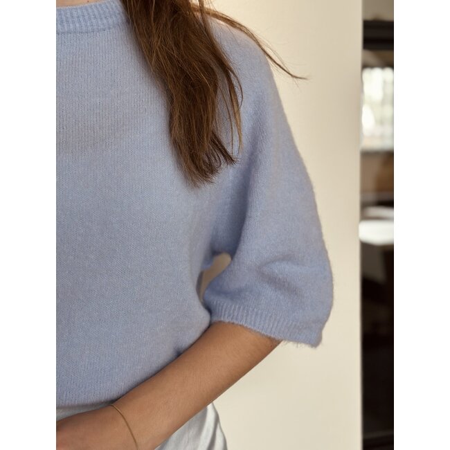 Sanna top light blue One Size