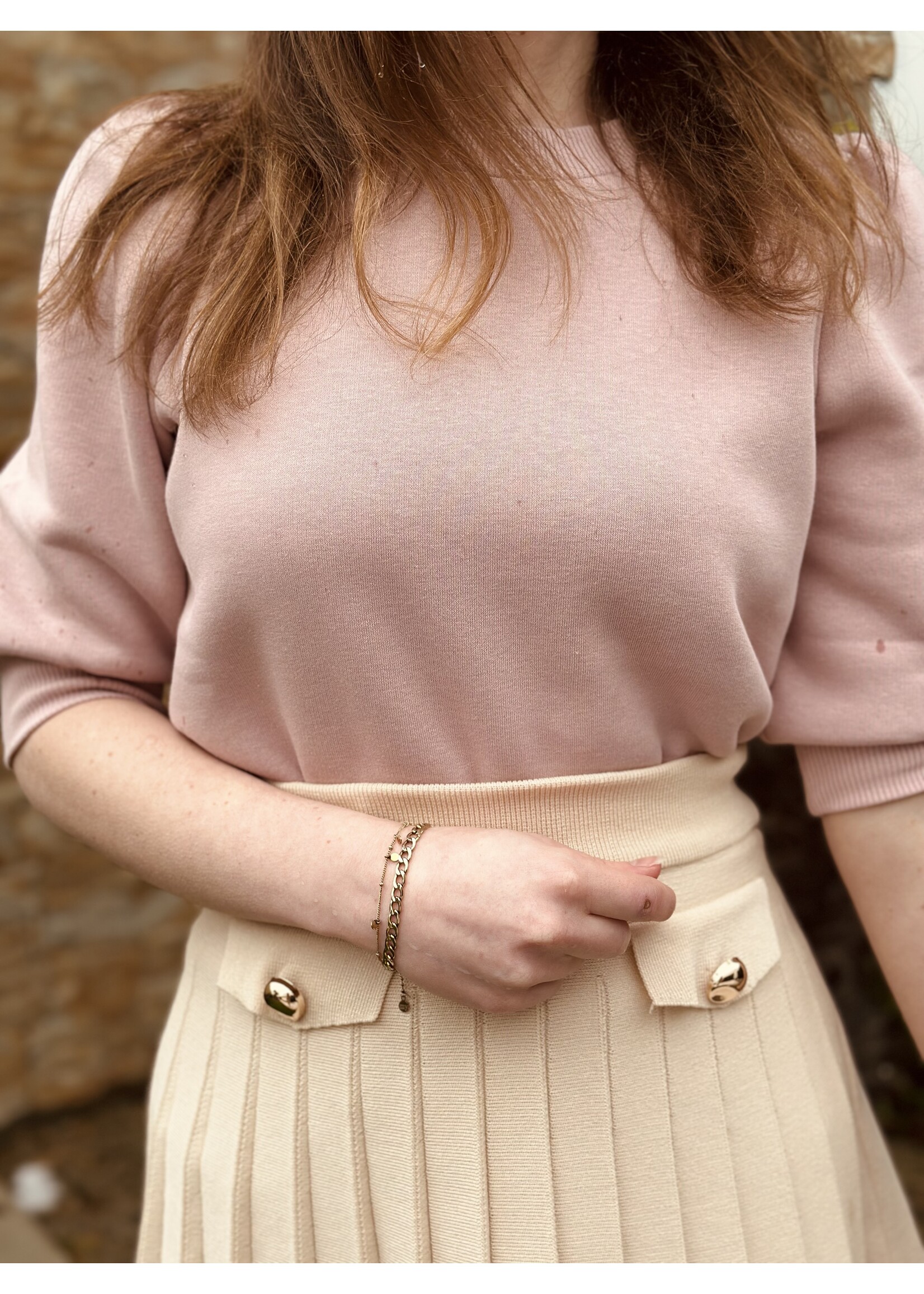 Sisters Point Sisters Point Daphne top light pink