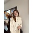 Elvira Elvira Aurora bomber jacket beige print