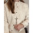 Elvira Elvira Aurora bomber jacket beige print