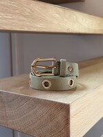 Irina belt green gold