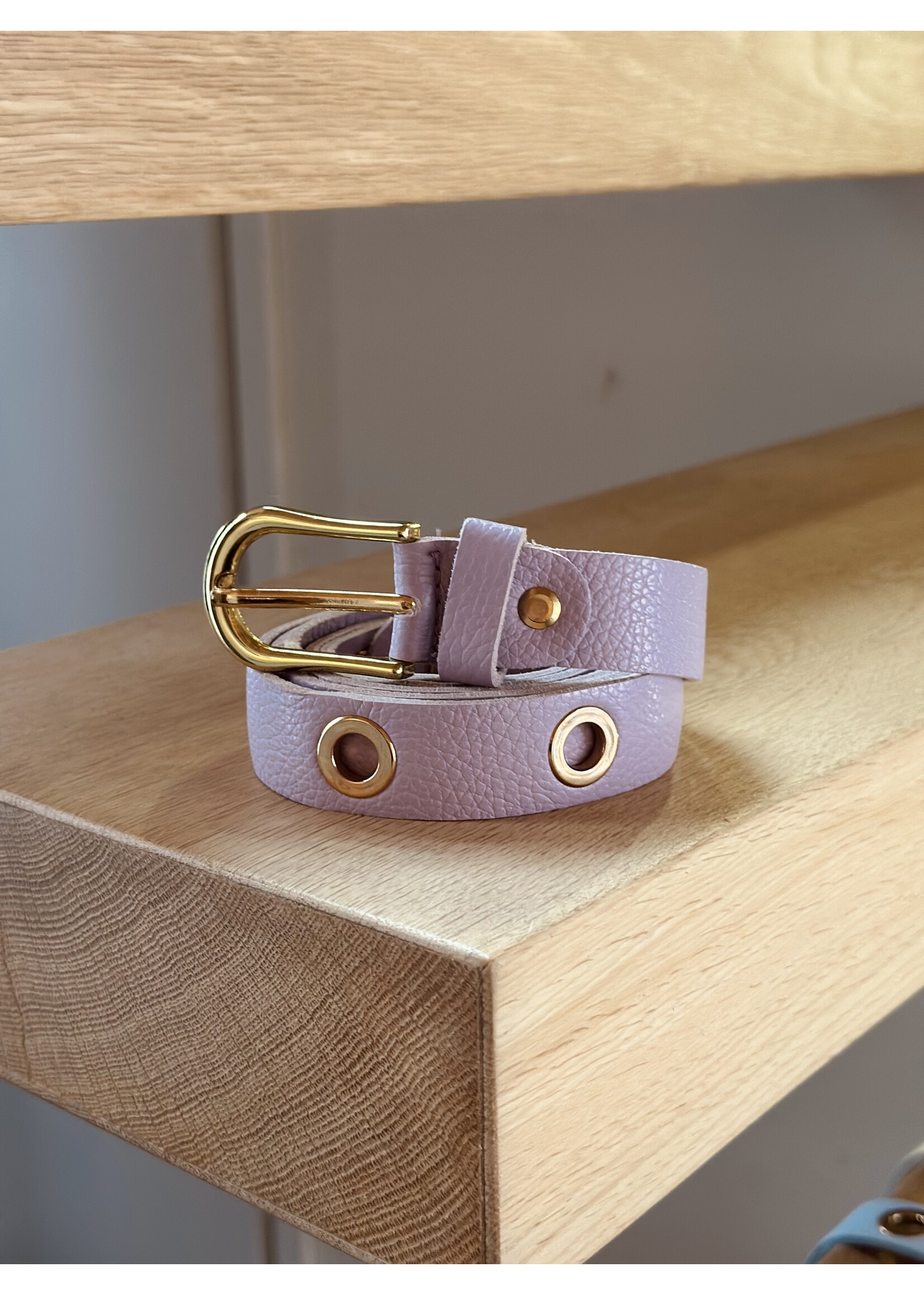 Irina belt purple gold