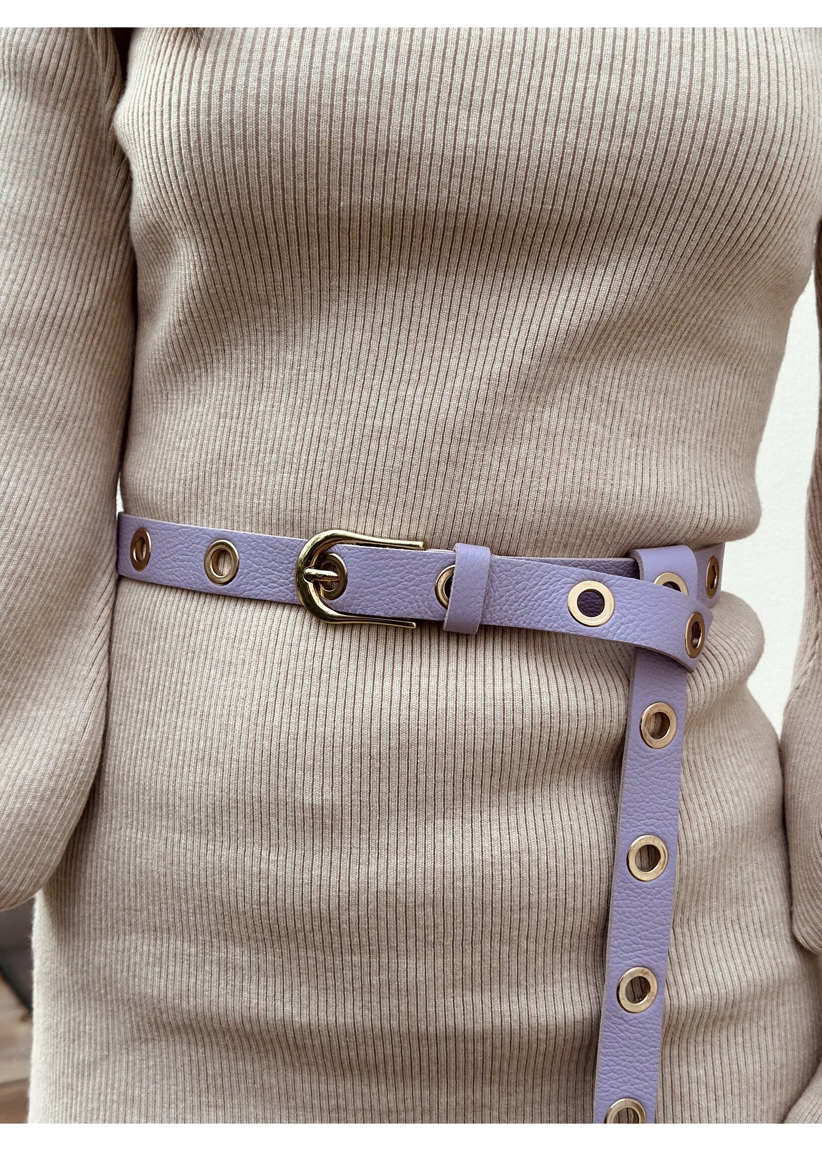 Irina belt purple gold