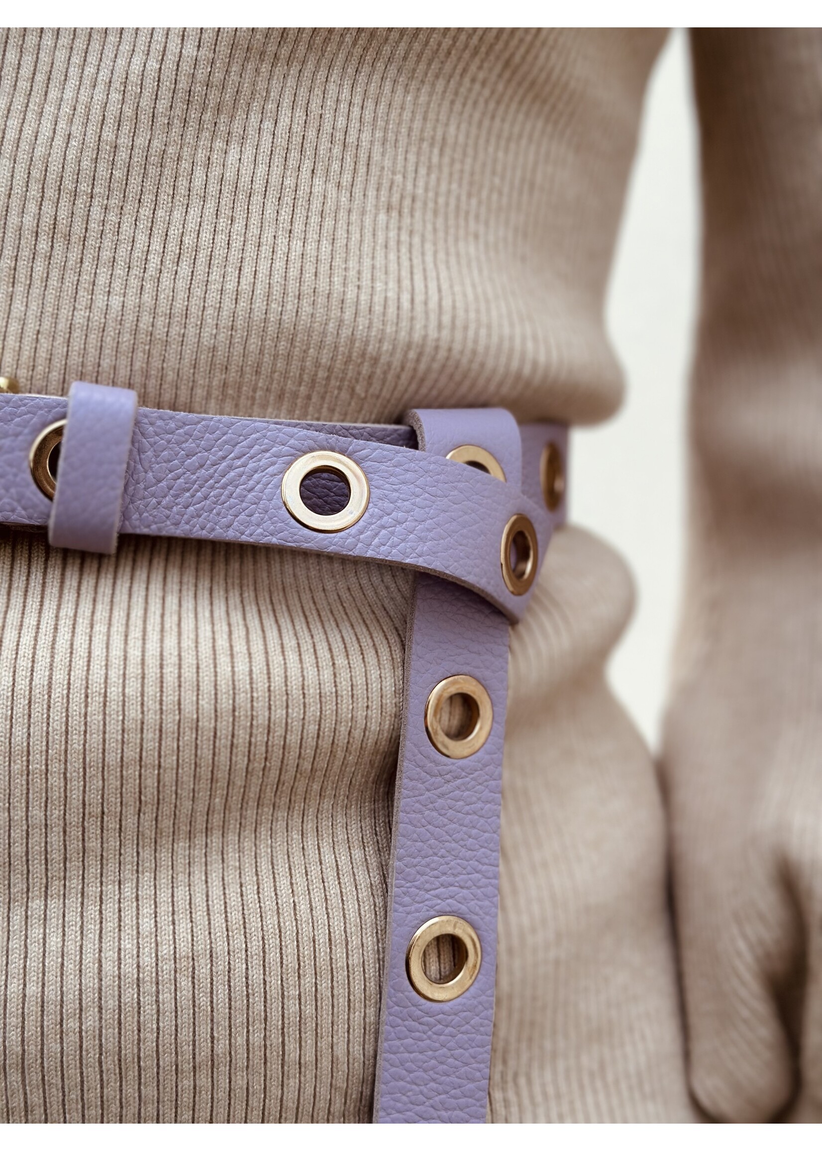 Irina belt purple gold