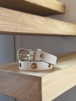 Irina belt beige gold
