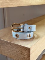 Irina belt light blue gold