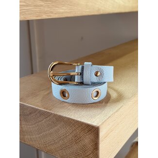 Irina belt light blue gold