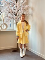 Saar set skirt + blazer yellow