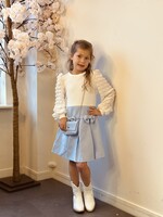 Marijne dress offwhite/light blue