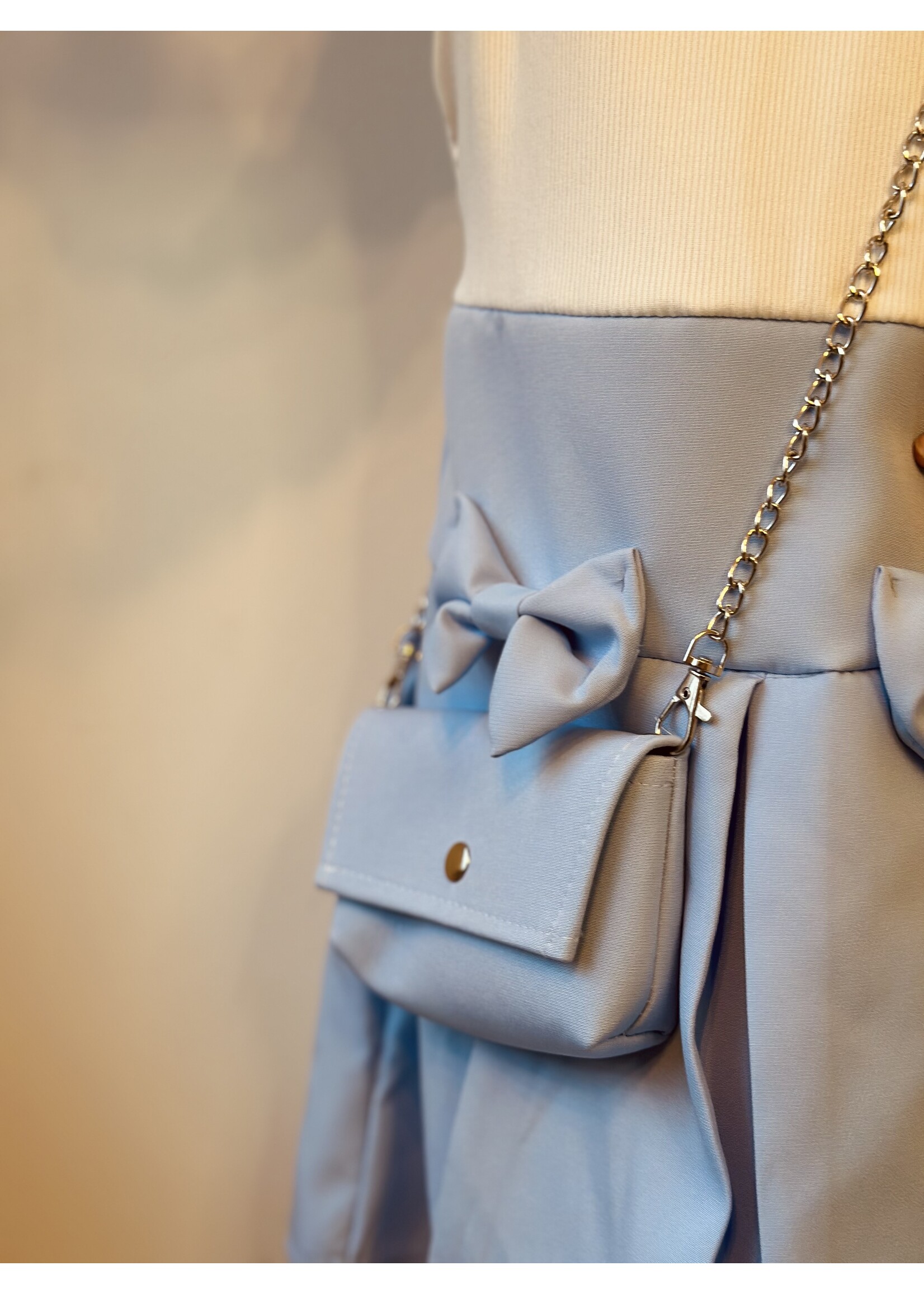 Marijne dress offwhite/light blue