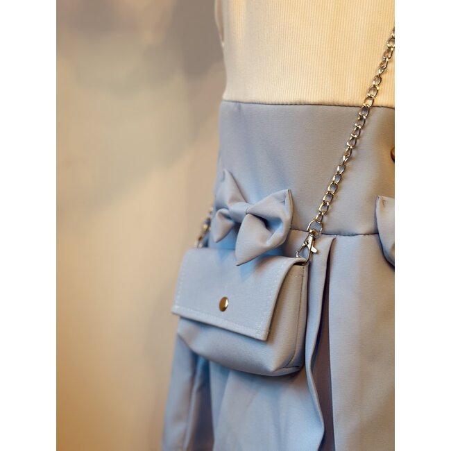 Marijne dress offwhite/light blue