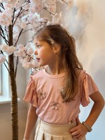 Dianne top light pink flowers