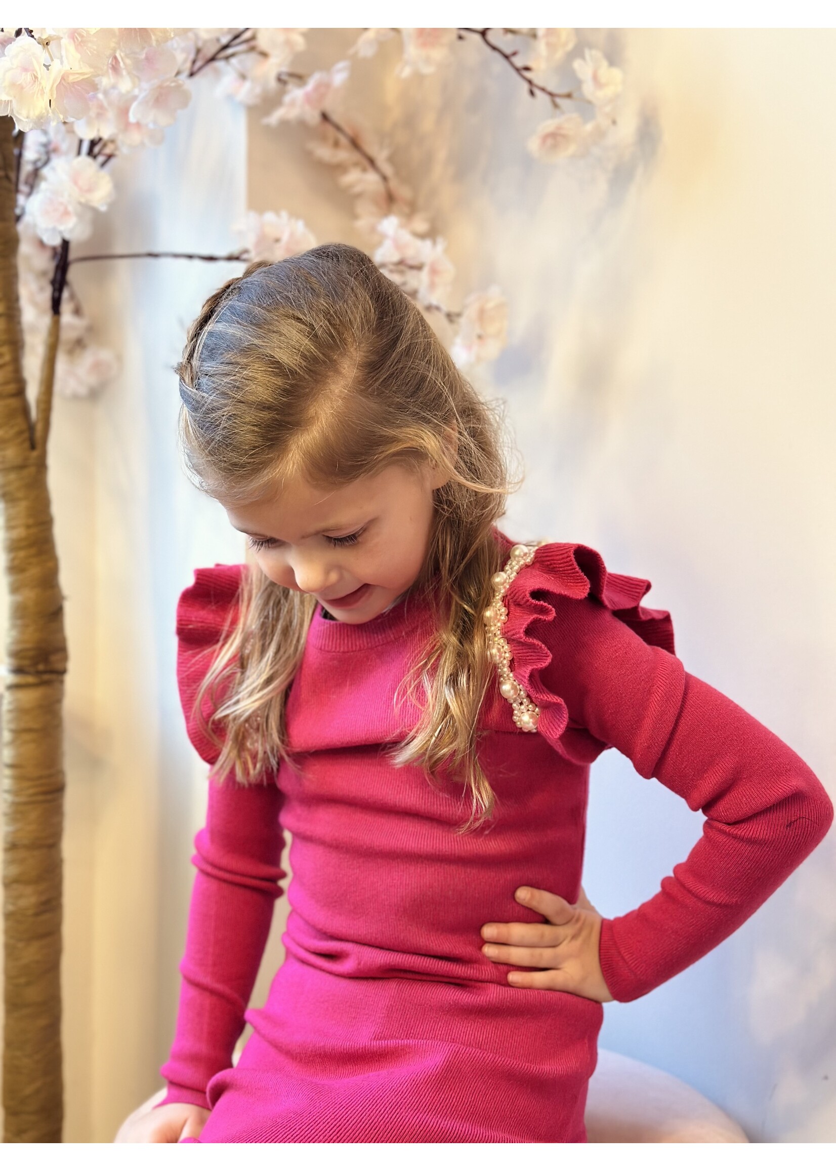 Manine dress dark pink