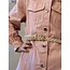 Leonieka denim dress pink