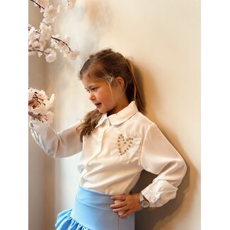 Amari blouse white detail