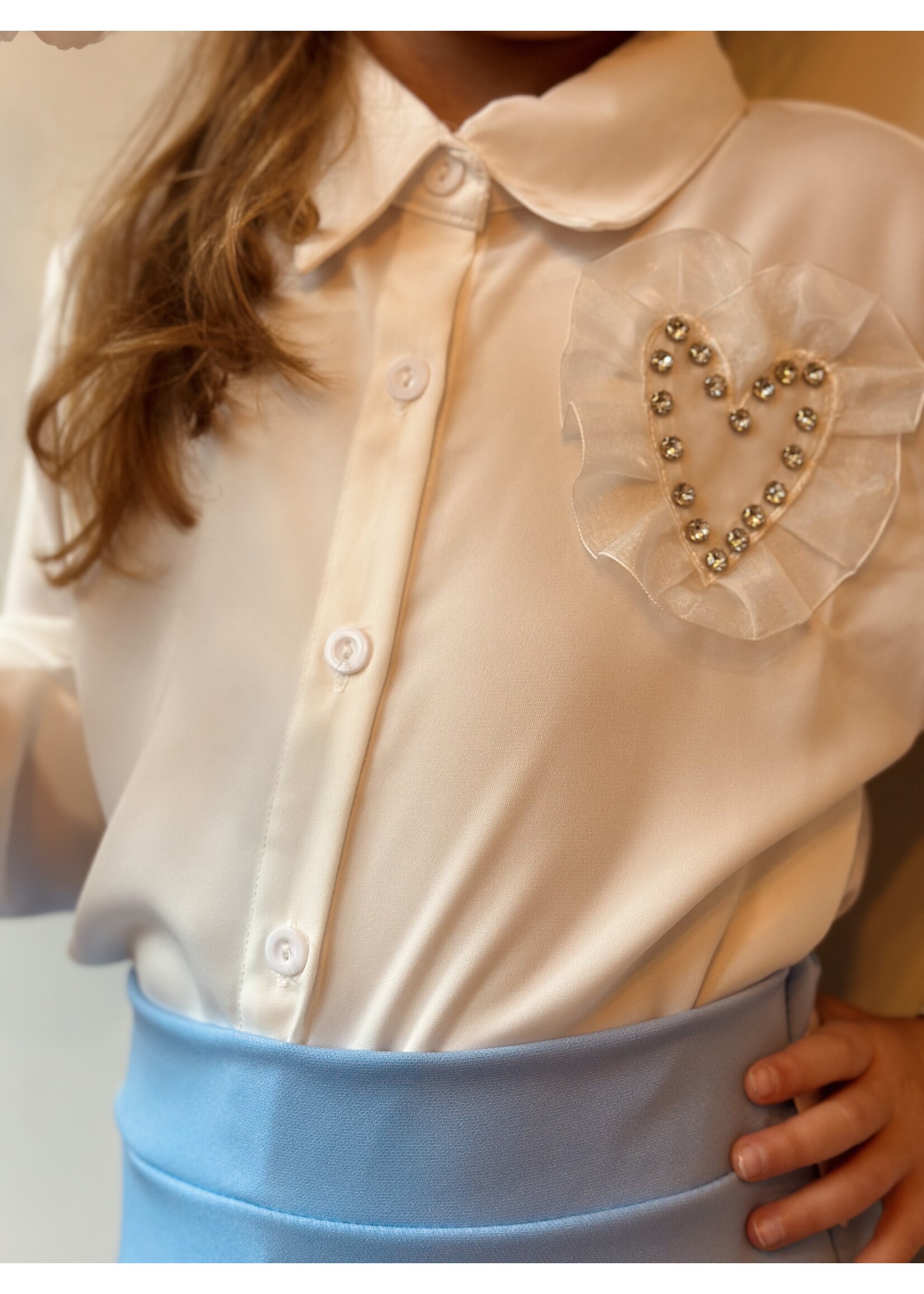Amari blouse white detail