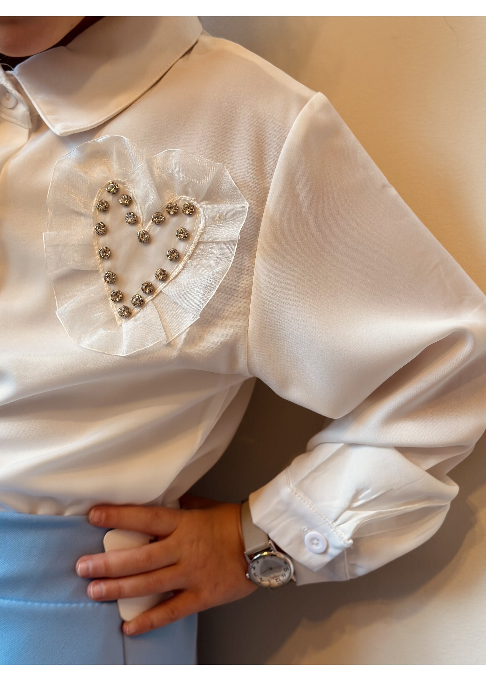 Amari blouse white detail