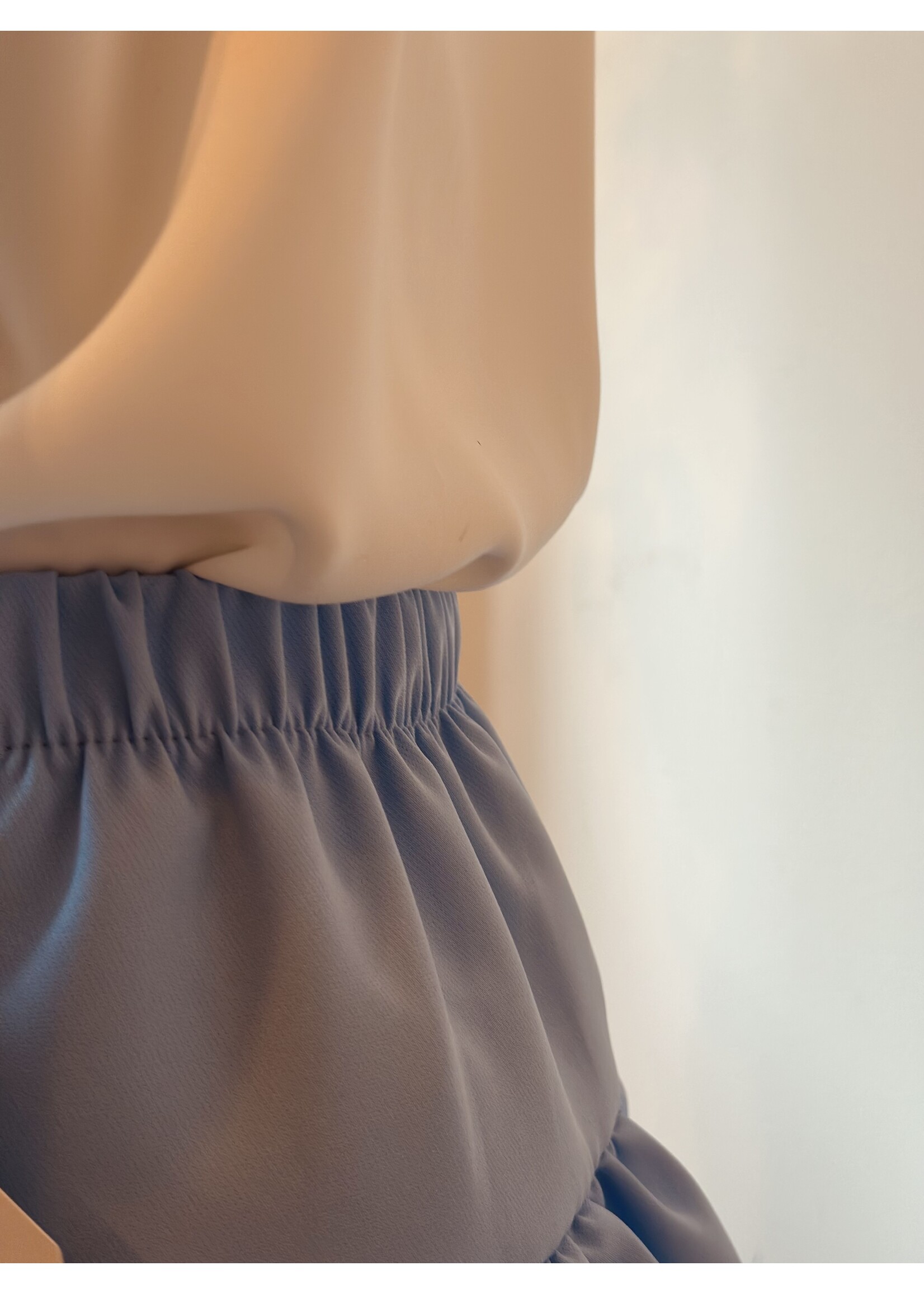 Melanie layered skirt blue