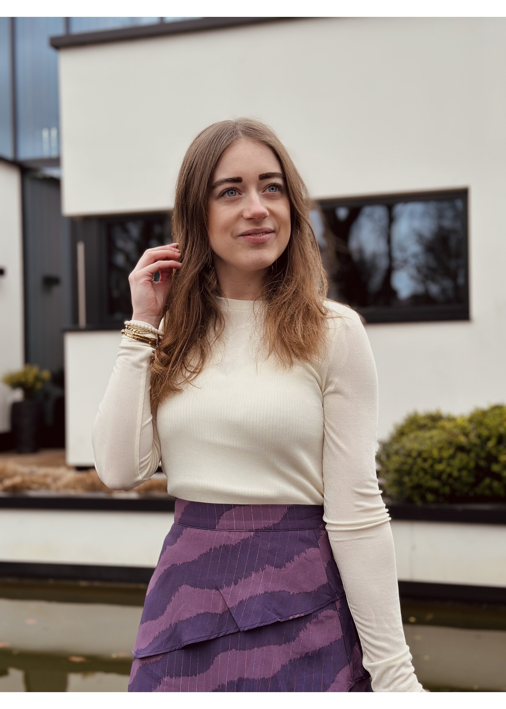 Lofty Manner Lofty Manner Arlina top ecru