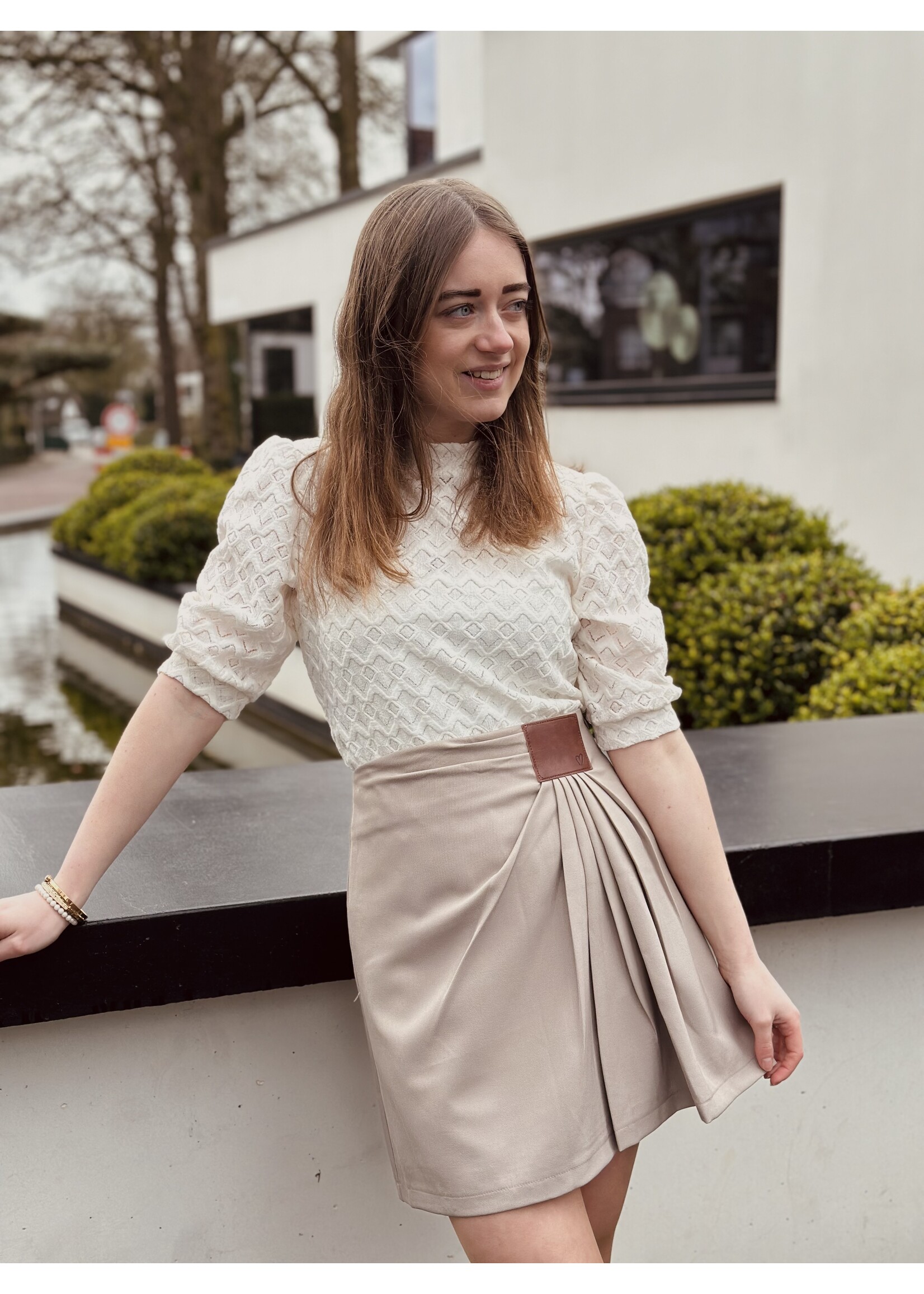 Lofty Manner Lofty Manner Mire top ecru