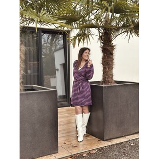 Lofty Manner Lofty Manner Eluna dress purple print