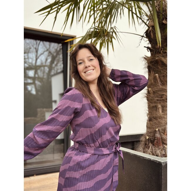 Lofty Manner Lofty Manner Eluna dress purple print