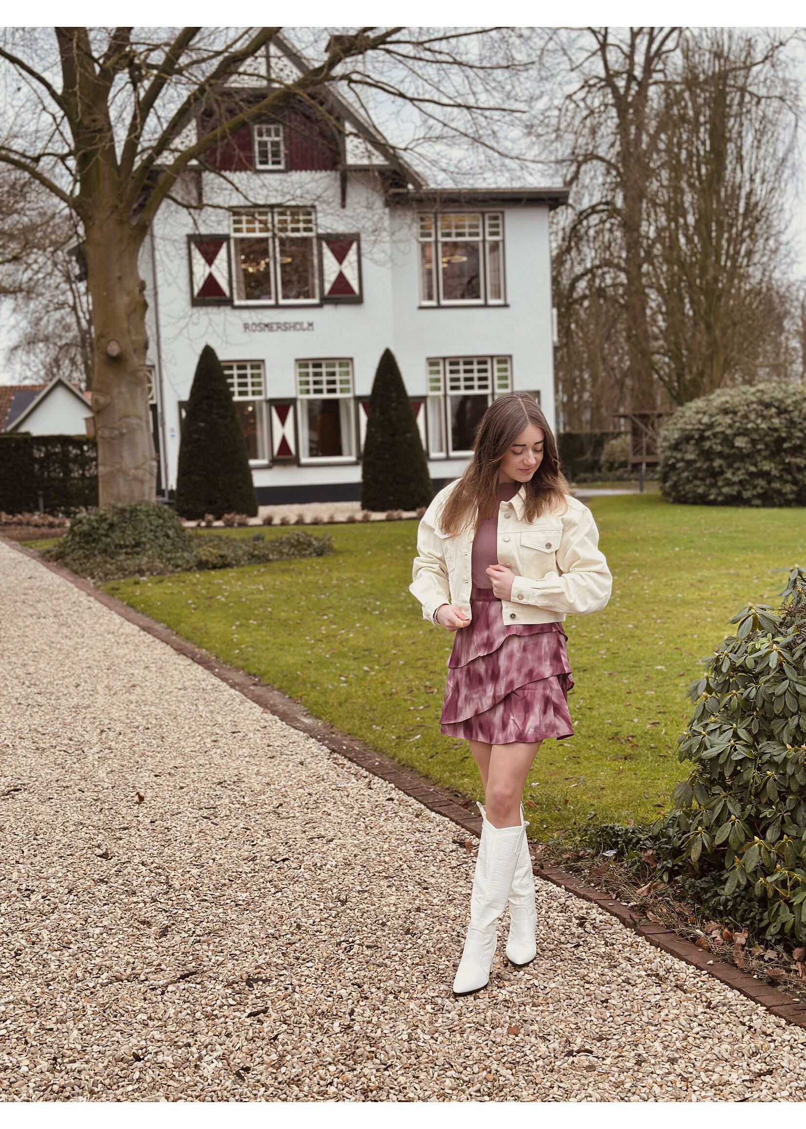 Lofty Manner Lofty Manner Iselin jacket ecru print