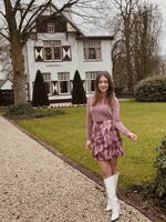 Lofty Manner Lofty Manner Ayra skirt pink print