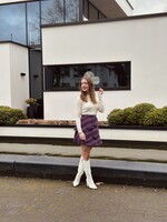 Lofty Manner Lofty Manner Ayra skirt purple print