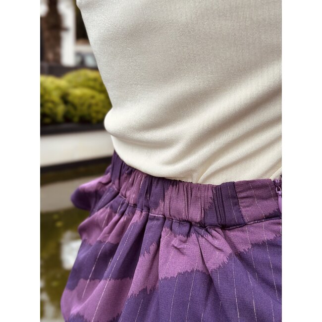 Lofty Manner Lofty Manner Ayra skirt purple print