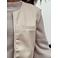 Lily gilet leather look beige