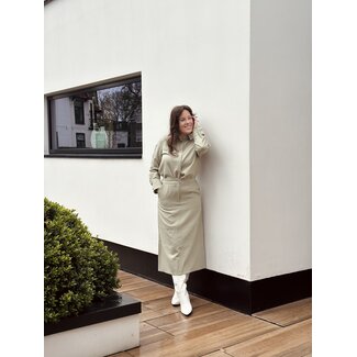 Ingrid long skirt green