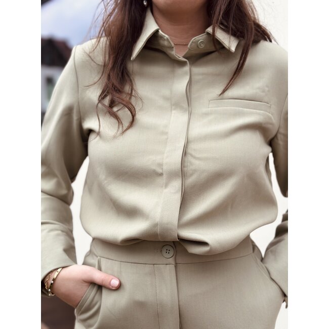 Ingrid blouse green