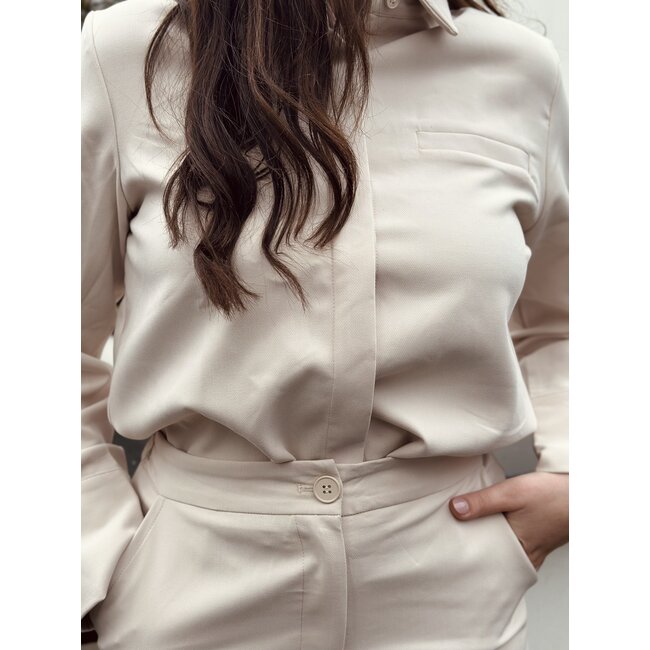 Ingrid blouse beige
