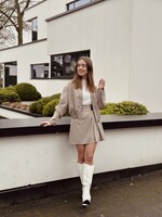 Jarelena skirt taupe