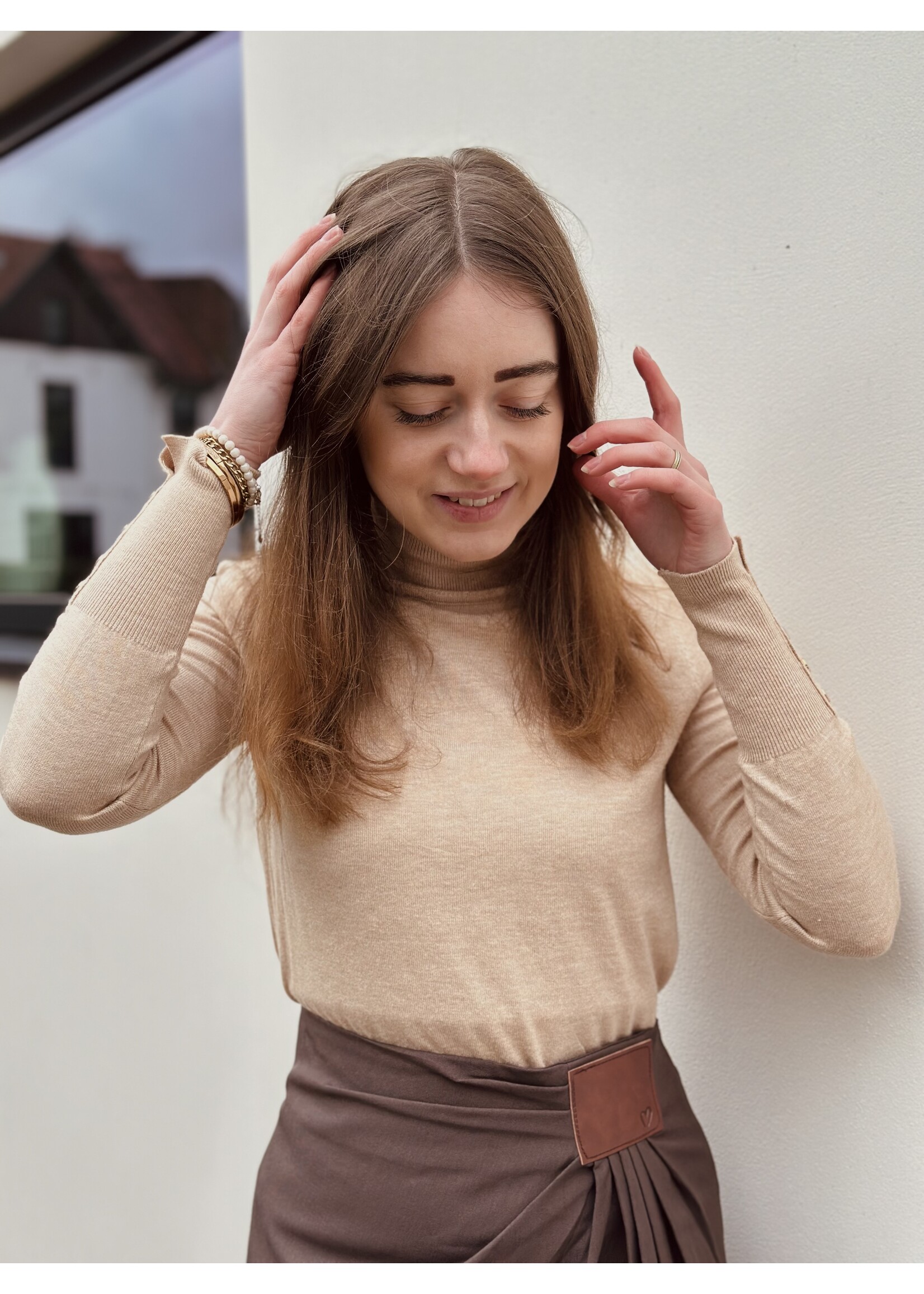 Denice turtleneck beige One Size