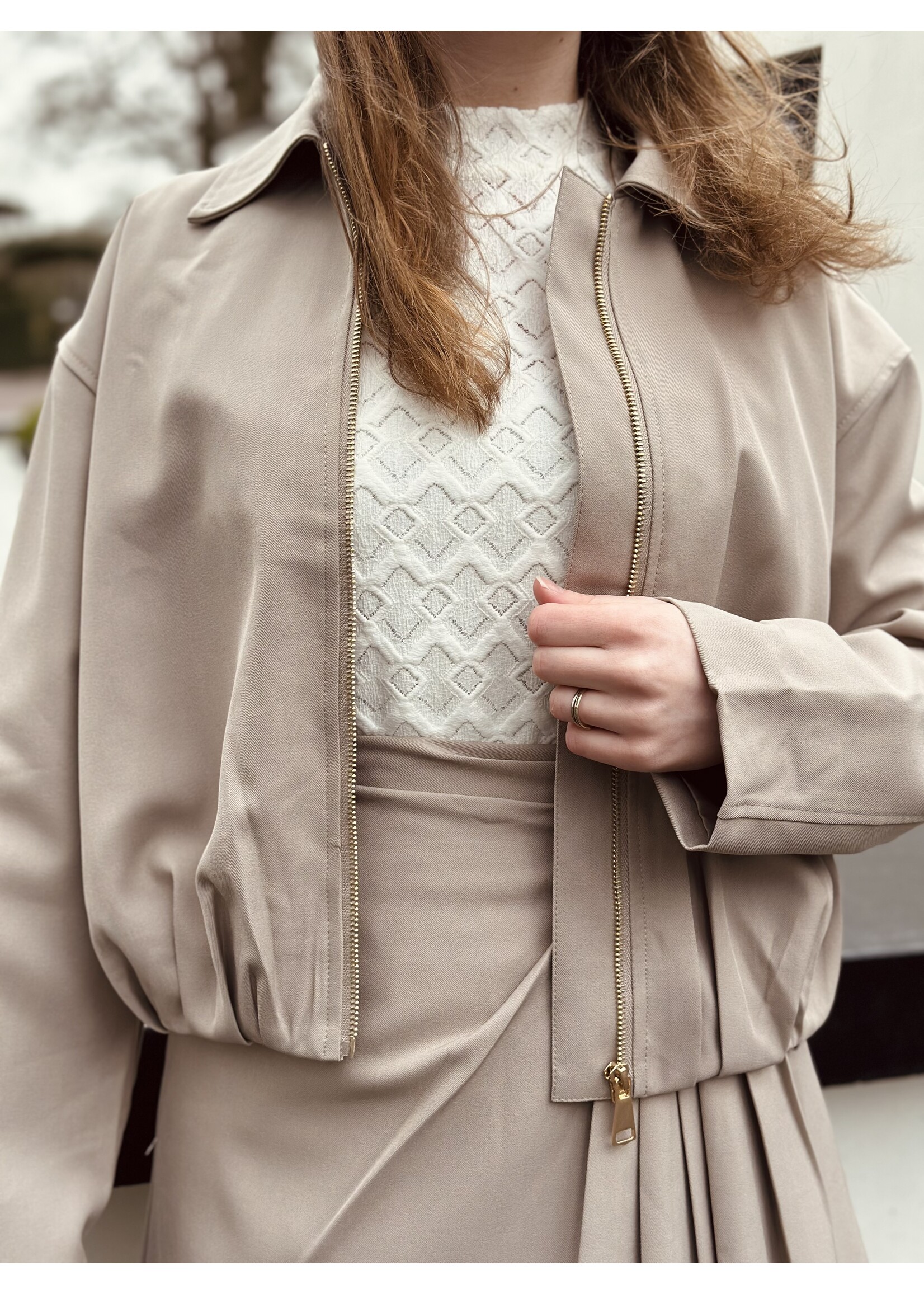 Pauliene jacket taupe